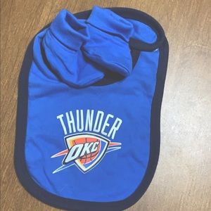 OKC Thunder bib with booties